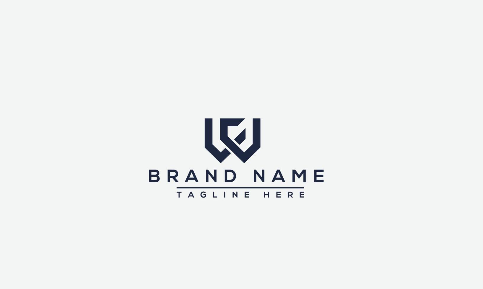 WC Logo Design Template Vector Graphic Branding Element