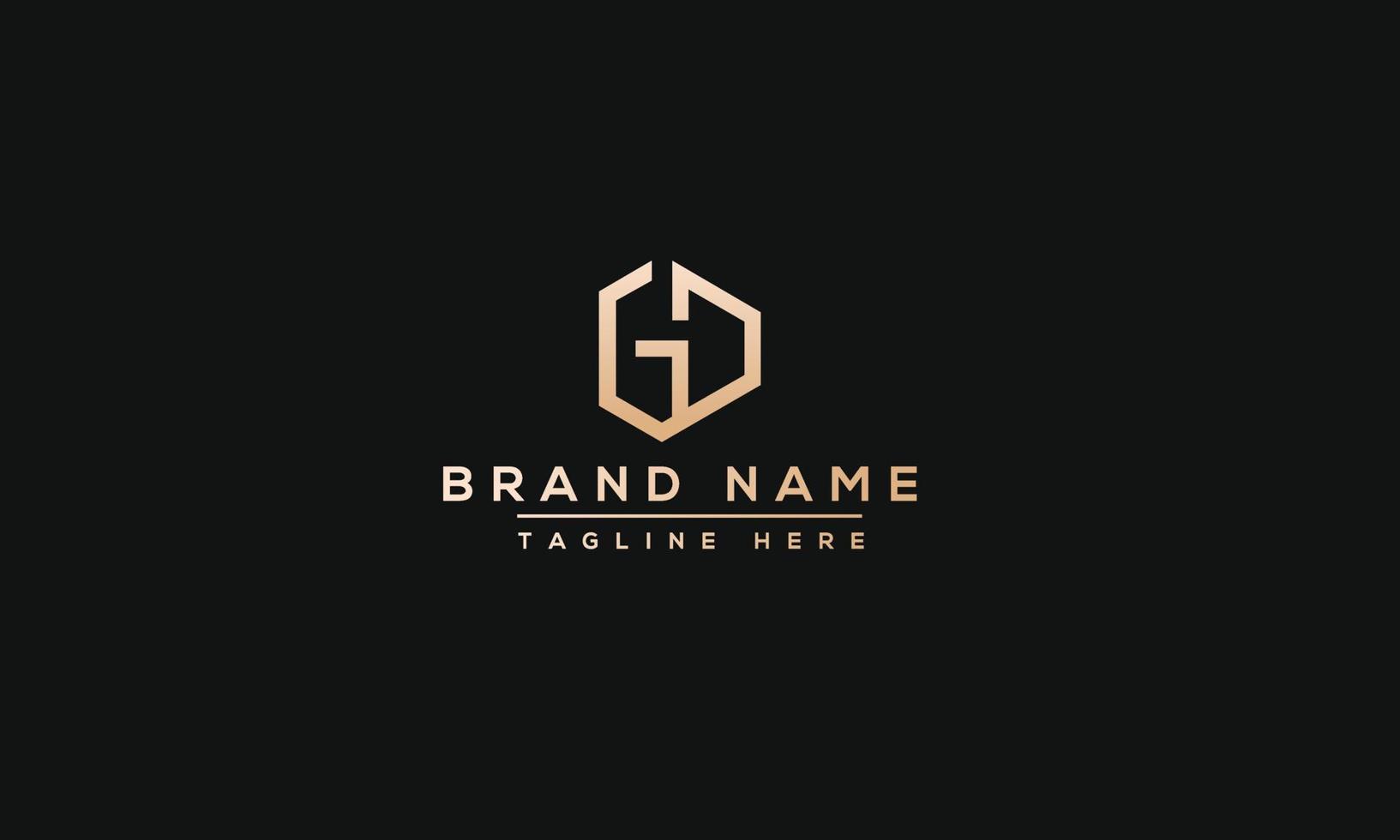 DG Logo Design Template Vector Graphic Branding Element