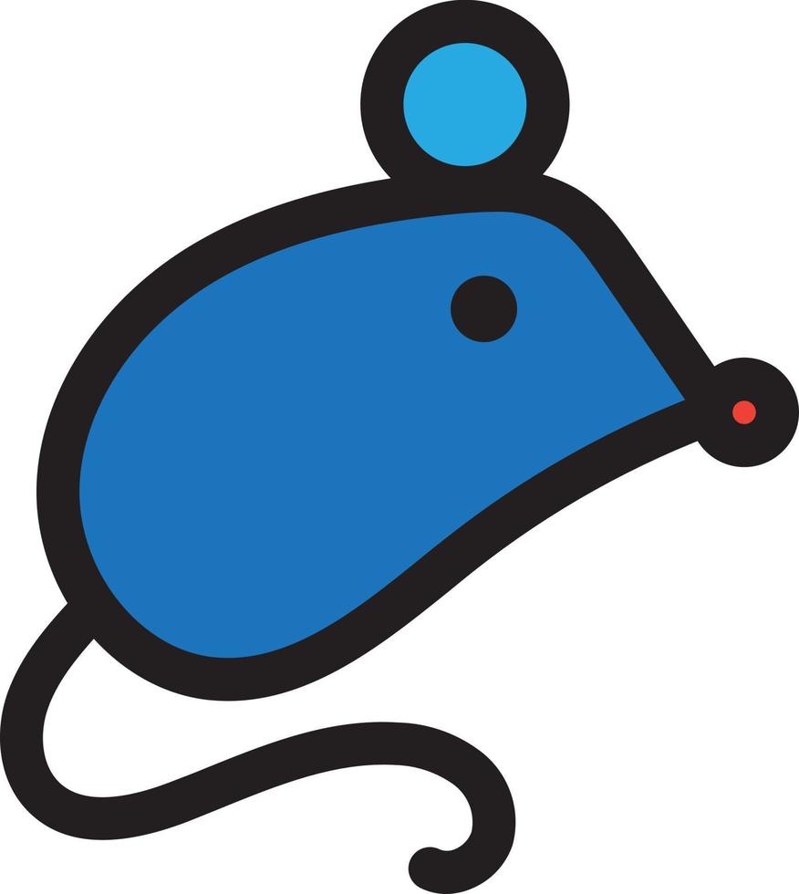 Mouse for make laboratory experiment icon vector