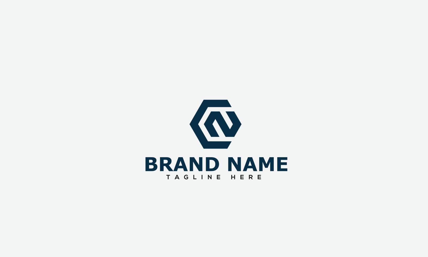 CN Logo Design Template Vector Graphic Branding Element.