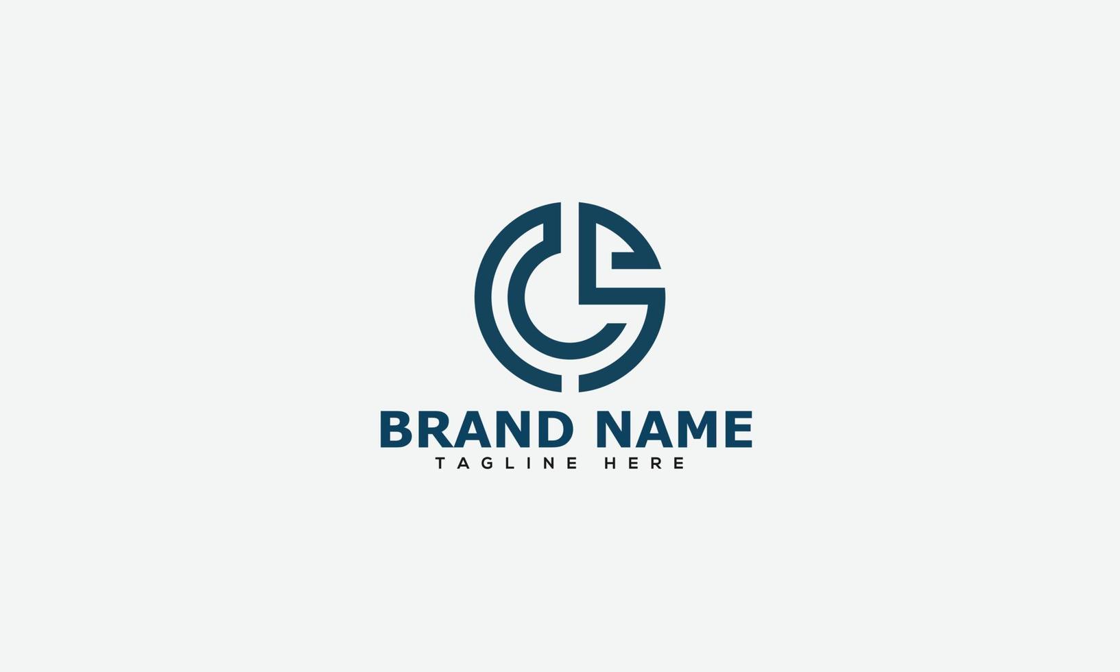 CS Logo Design Template Vector Graphic Branding Element.