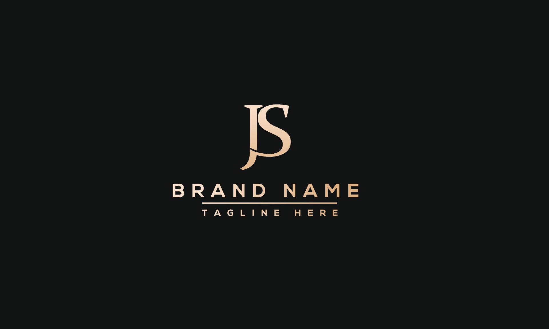 JS Logo Design Template Vector Graphic Branding Element 10813621 Vector ...