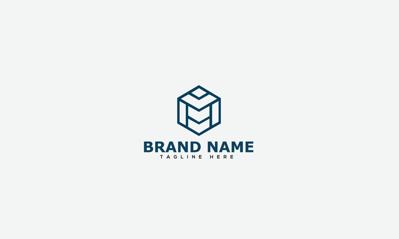 M Logo Design Template Vector Graphic Branding Element.