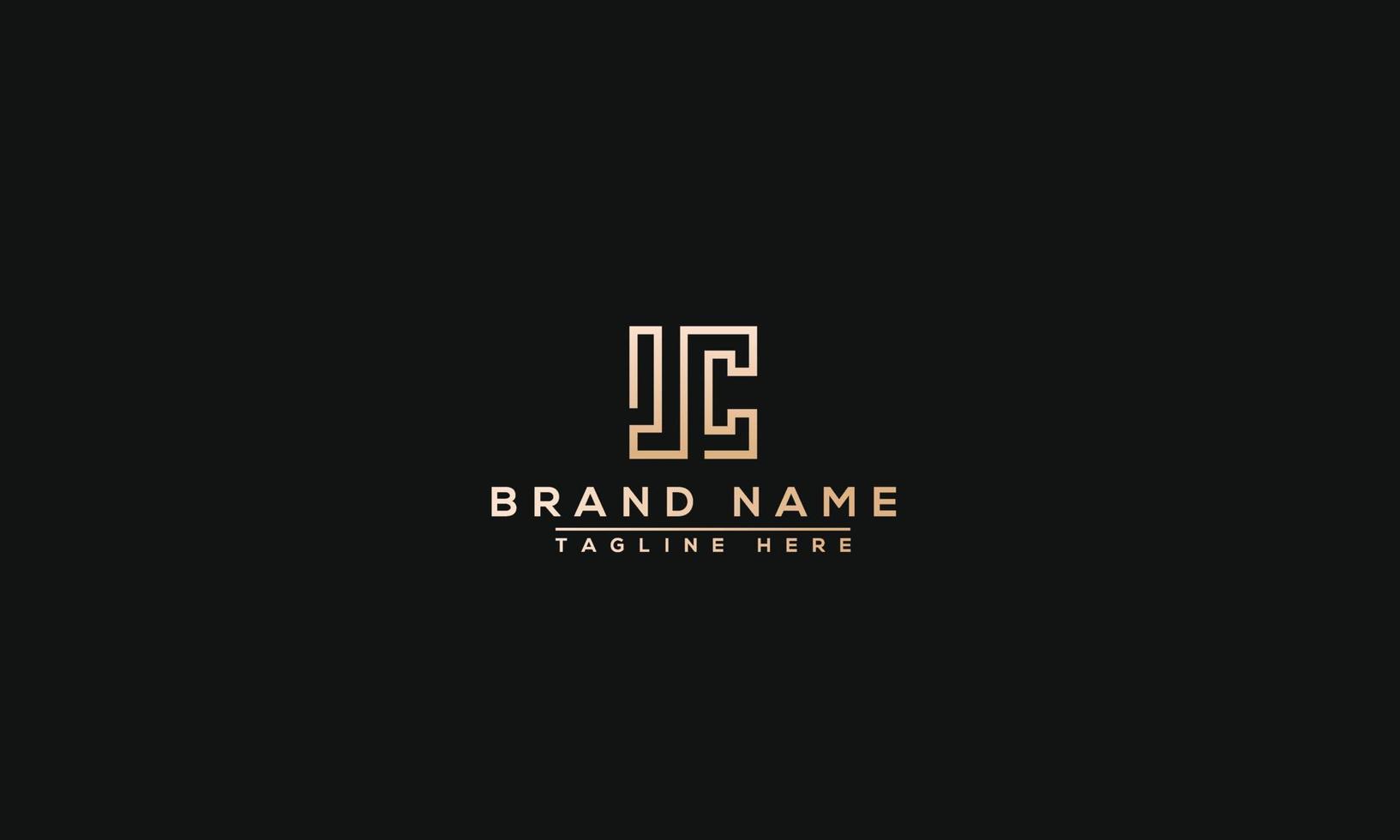 JC Logo Design Template Vector Graphic Branding Element.