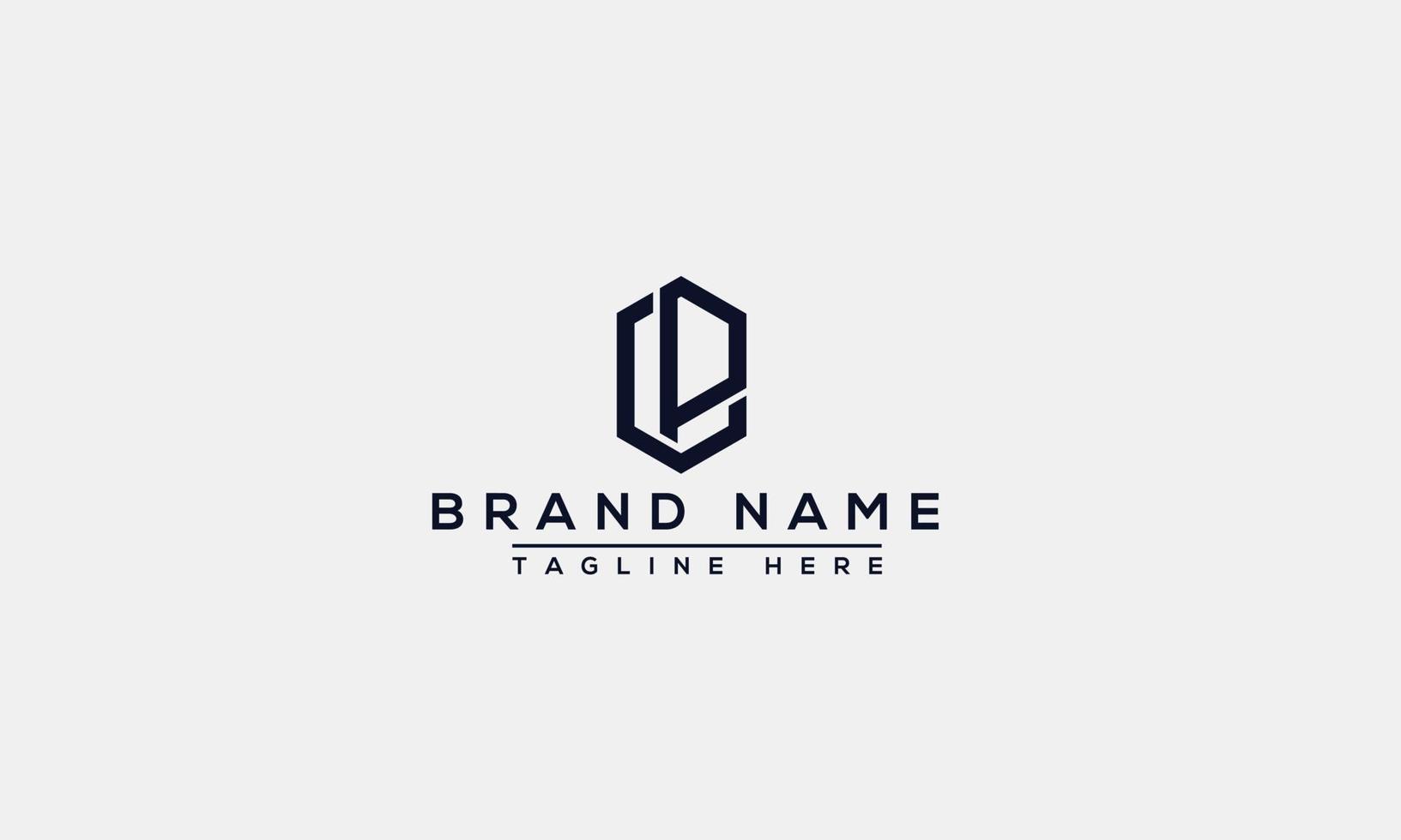 CP Logo Design Template Vector Graphic Branding Element.