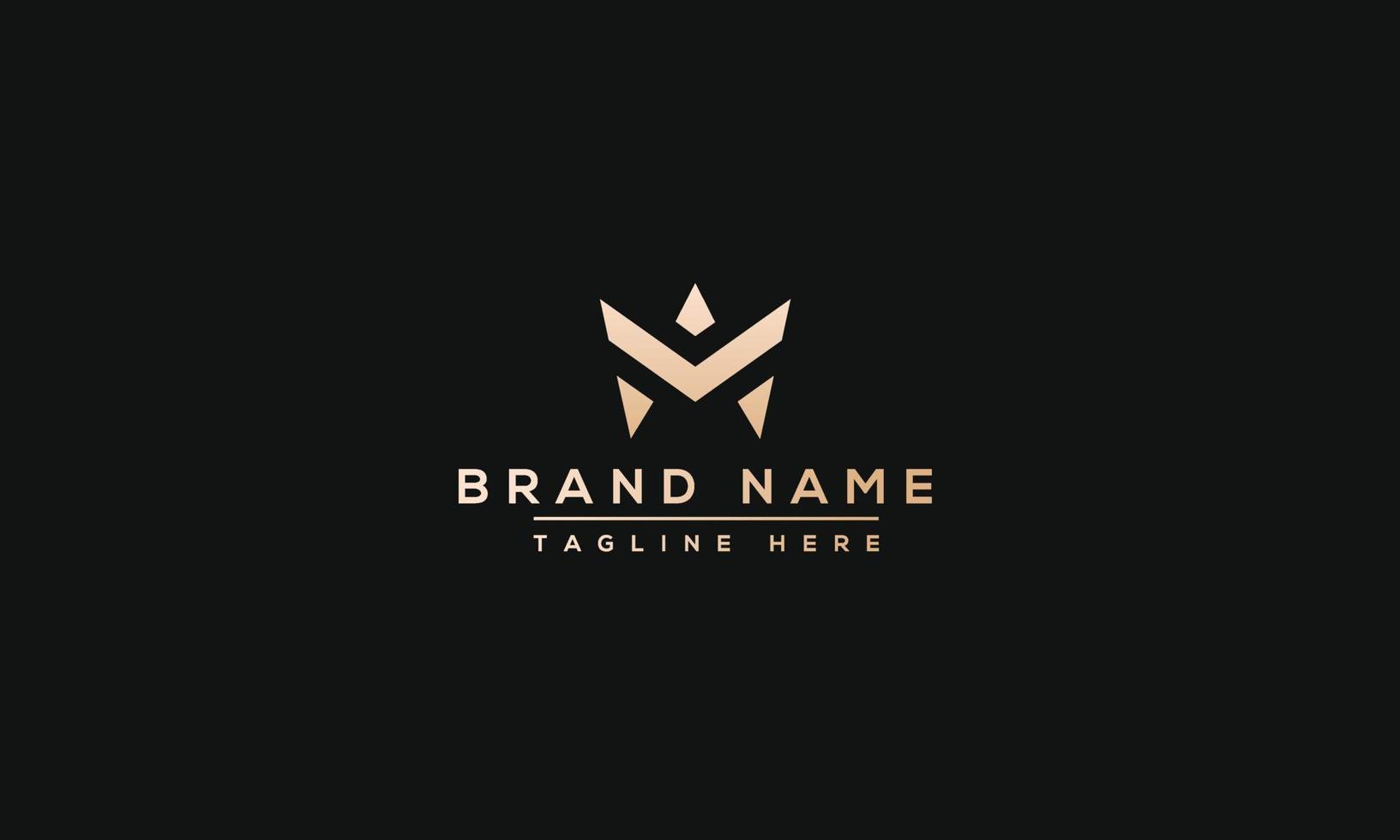 MV Logo Design Template Vector Graphic Branding Element