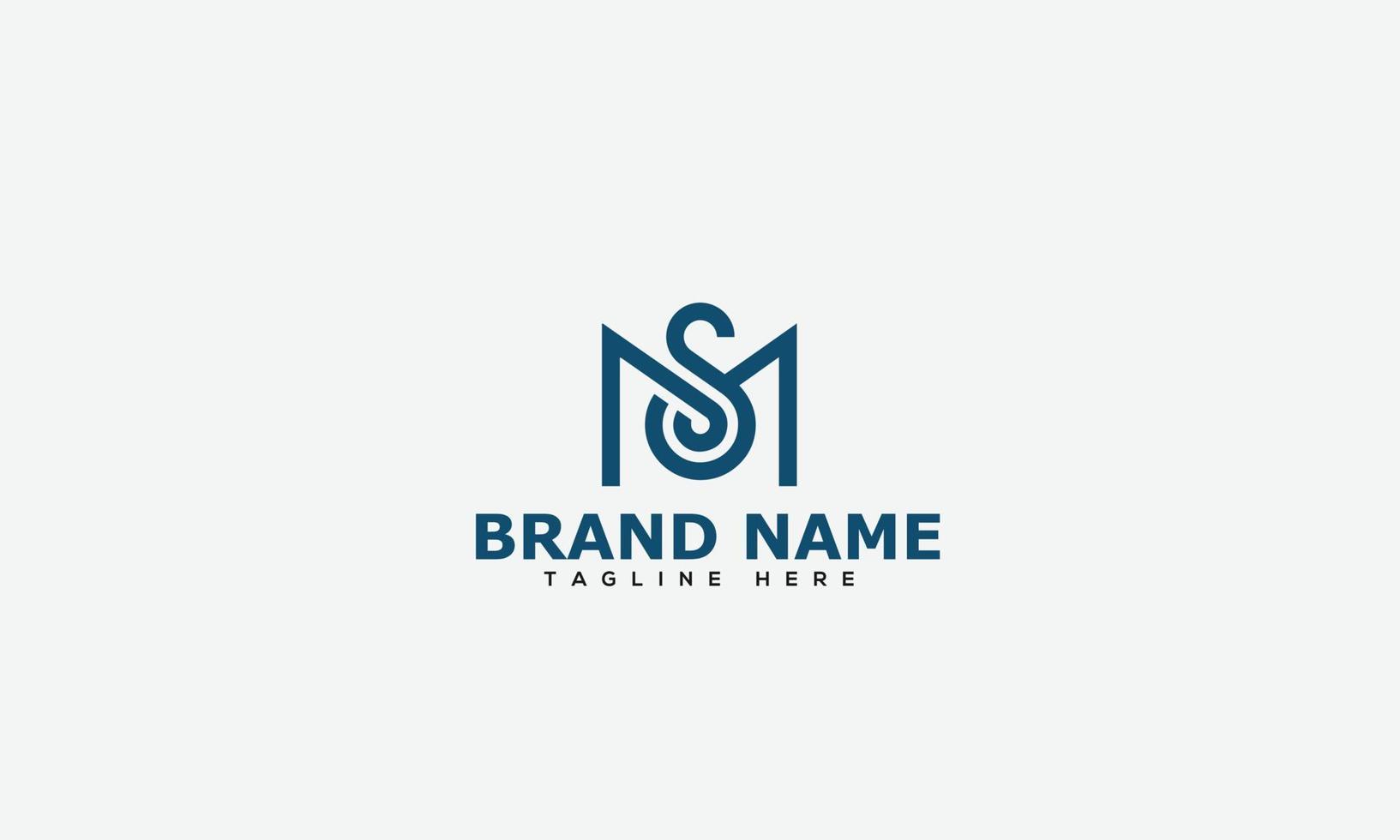 MS Logo Design Template Vector Graphic Branding Element