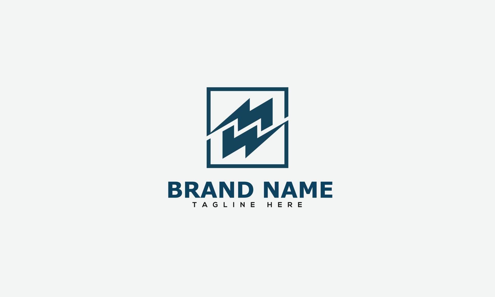 MW Logo Design Template Vector Graphic Branding Element