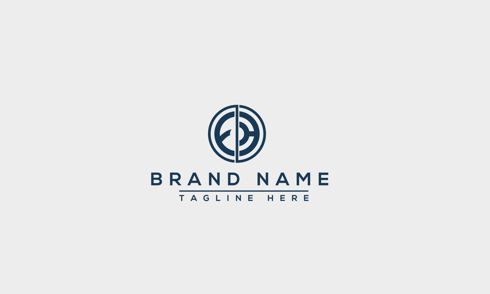 FH Logo Design Template Vector Graphic Branding Element.