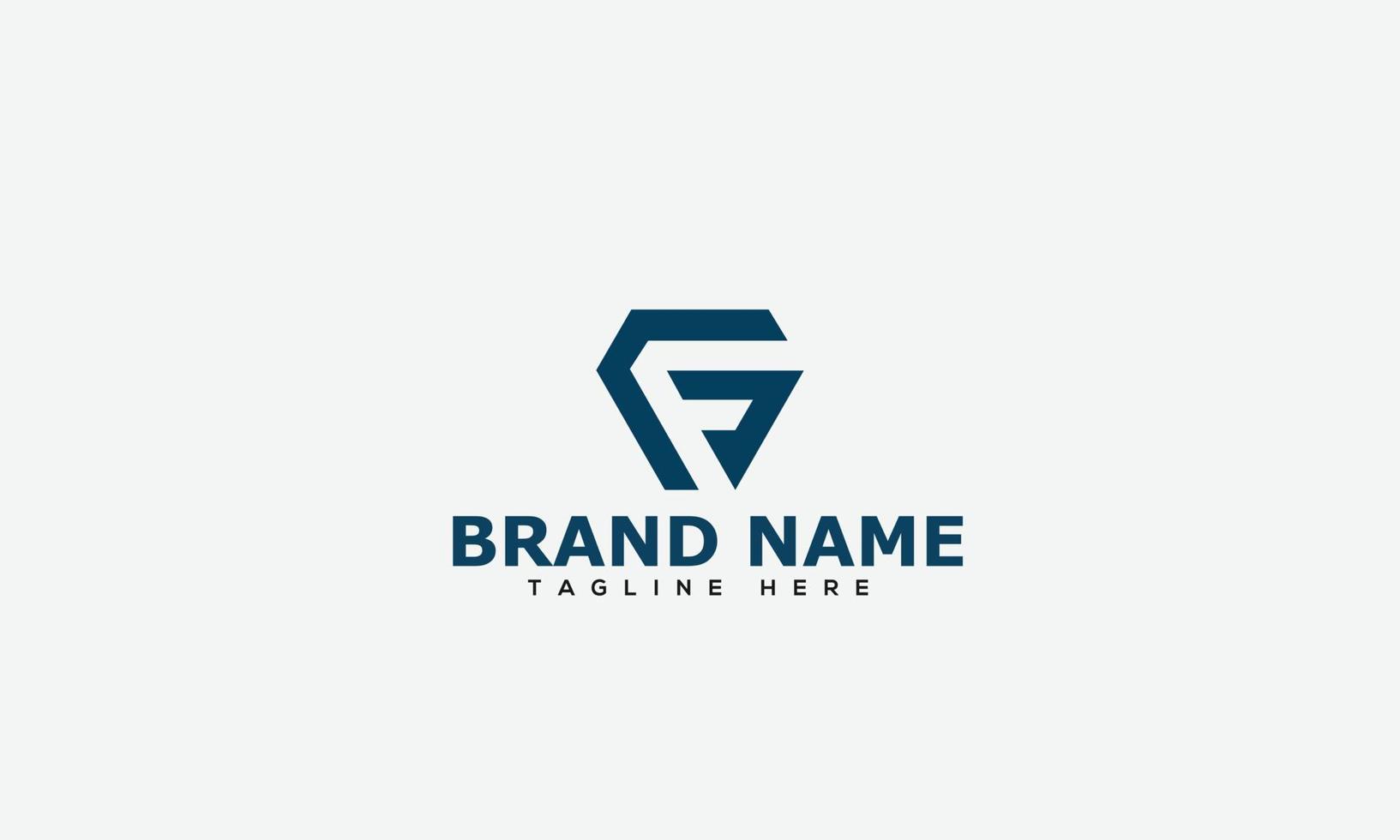 FG Logo Design Template Vector Graphic Branding Element.