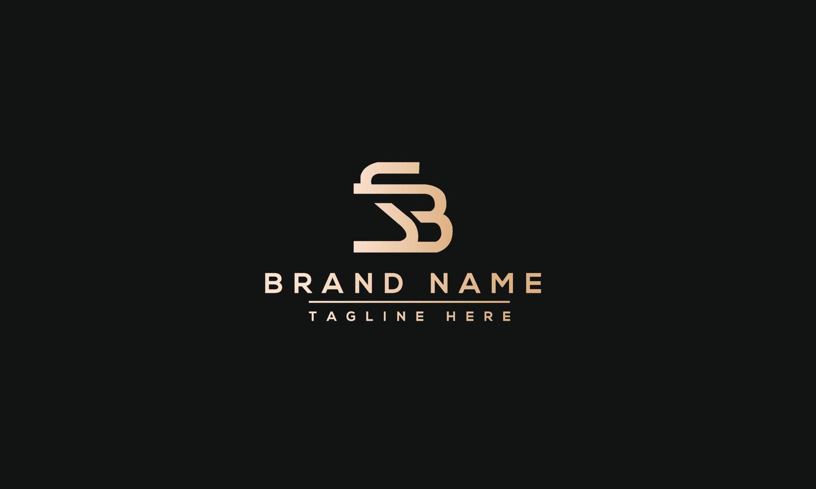 SB Logo Design Template Vector Graphic Branding Element