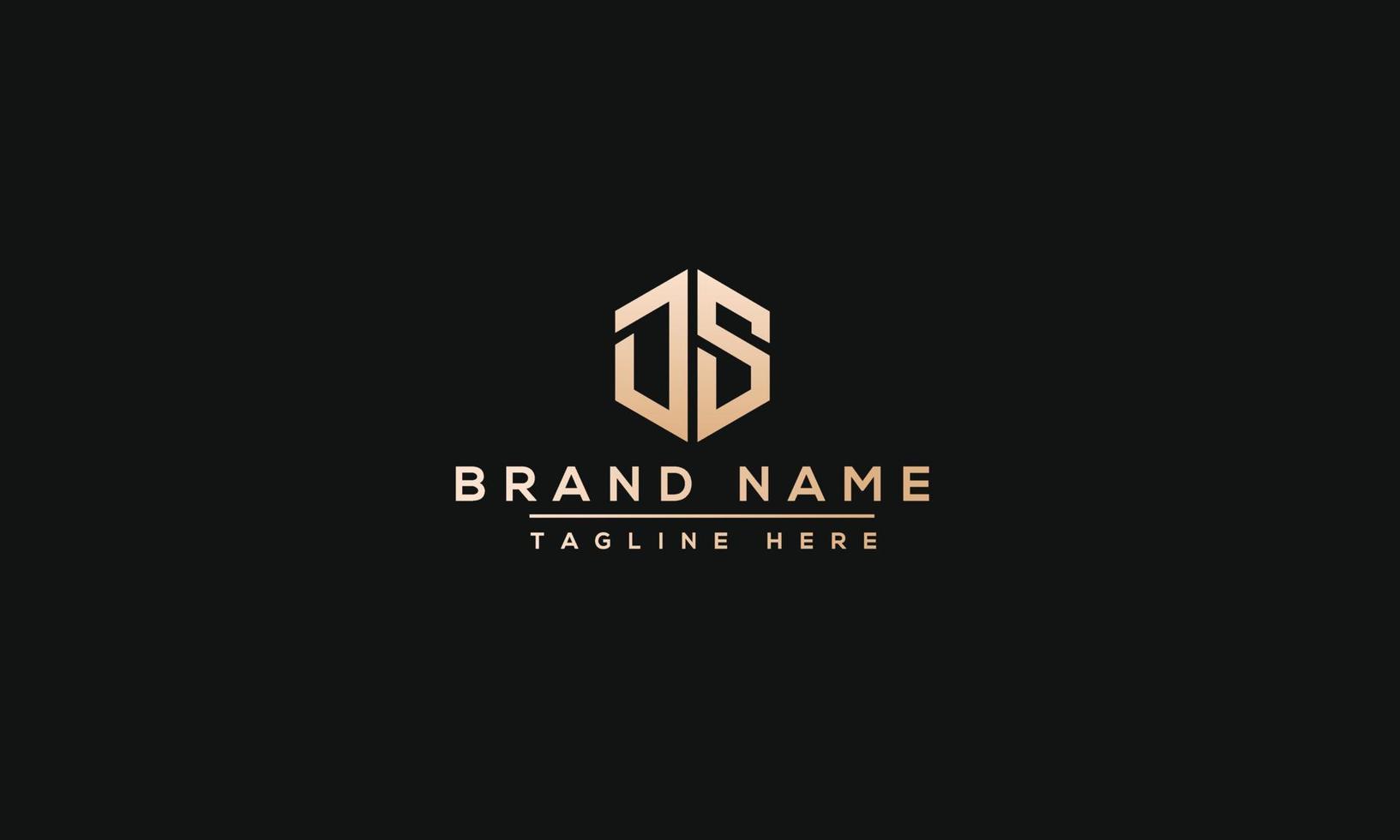 JS Logo Design Template Vector Graphic Branding Element