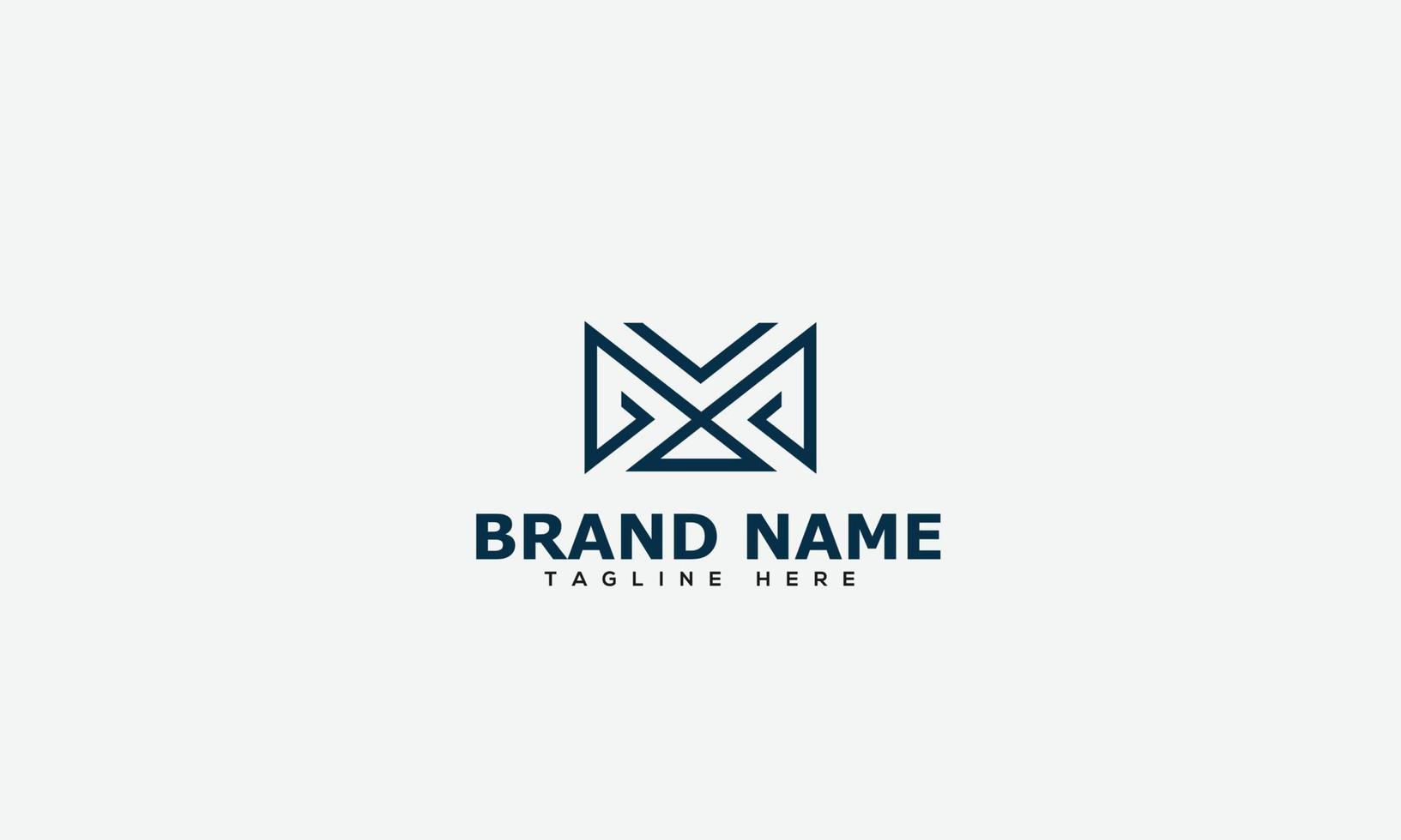 MV Logo Design Template Vector Graphic Branding Element.