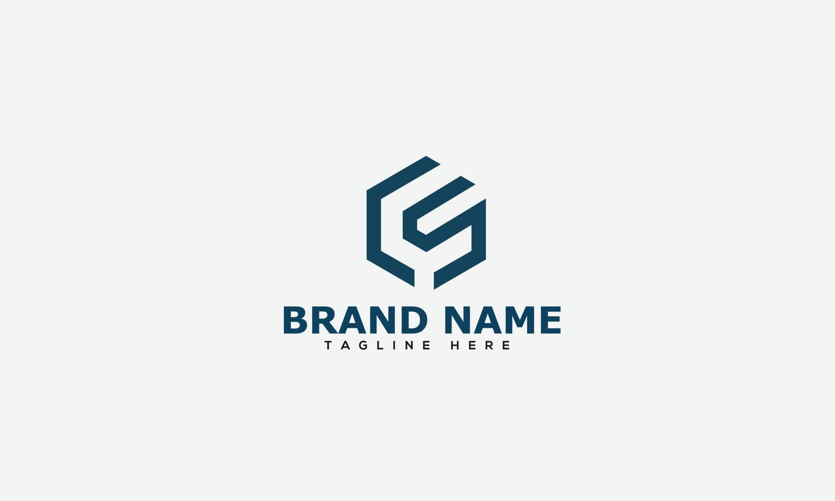 CS Logo Design Template Vector Graphic Branding Element.