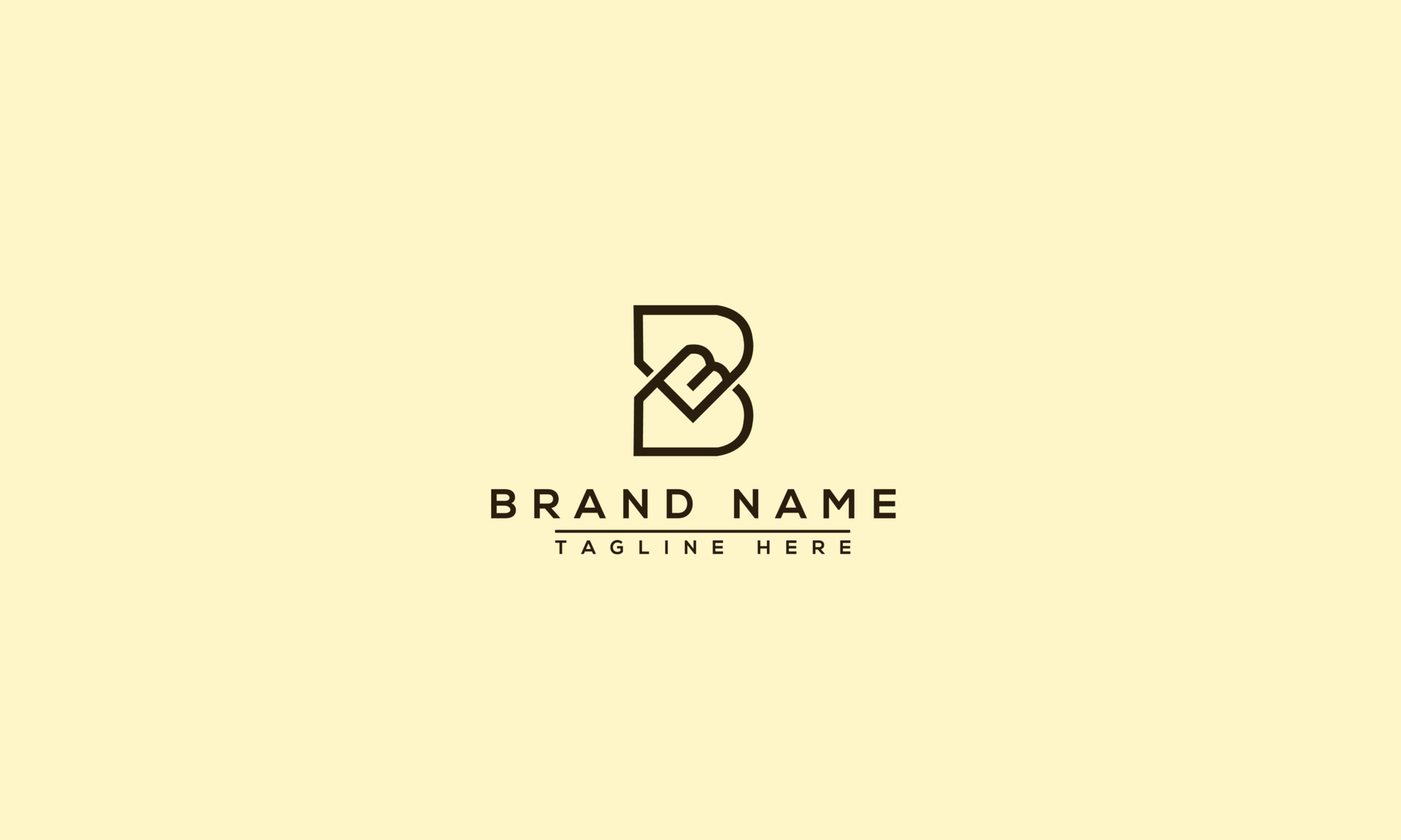 BB Logo Design Template Vector Graphic Branding Element. 10814016 ...