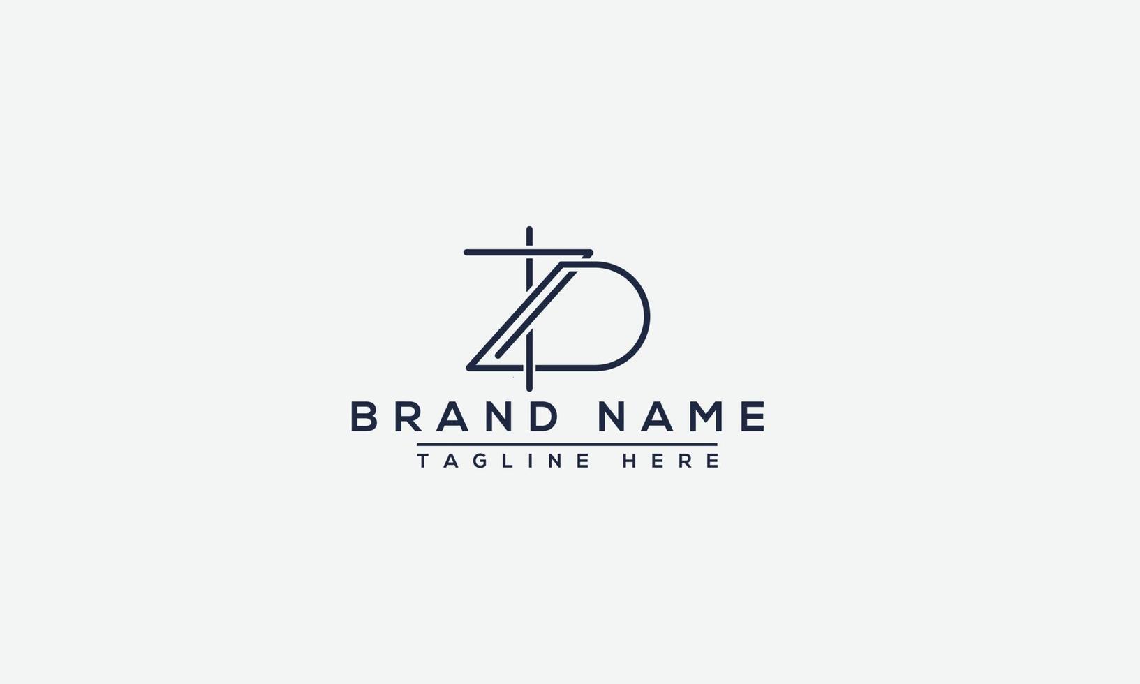 ZD Logo Design Template Vector Graphic Branding Element