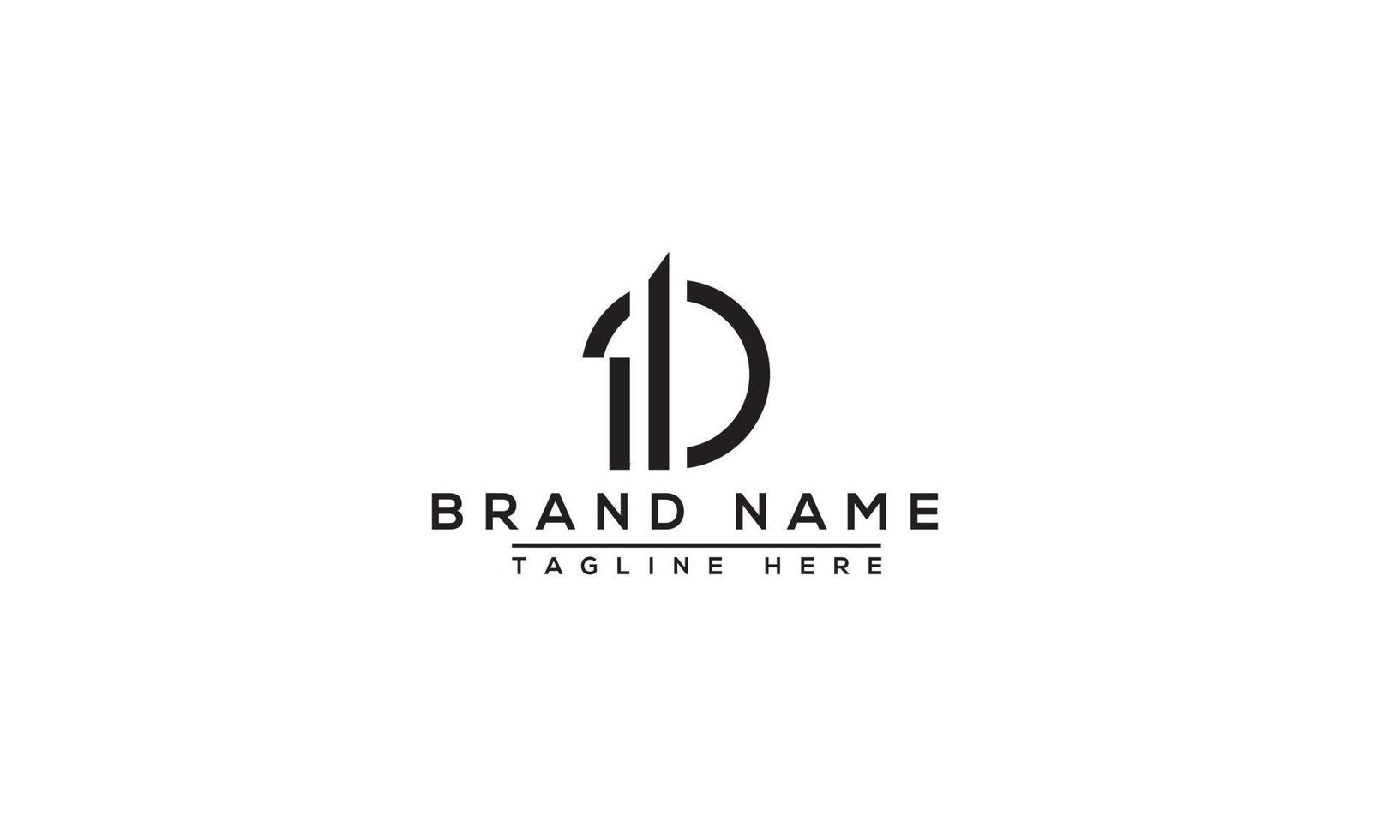 D Logo Design Template Vector Graphic Branding Element.