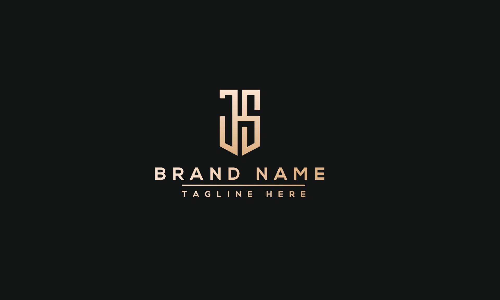 JS Logo Design Template Vector Graphic Branding Element 10814048 Vector ...