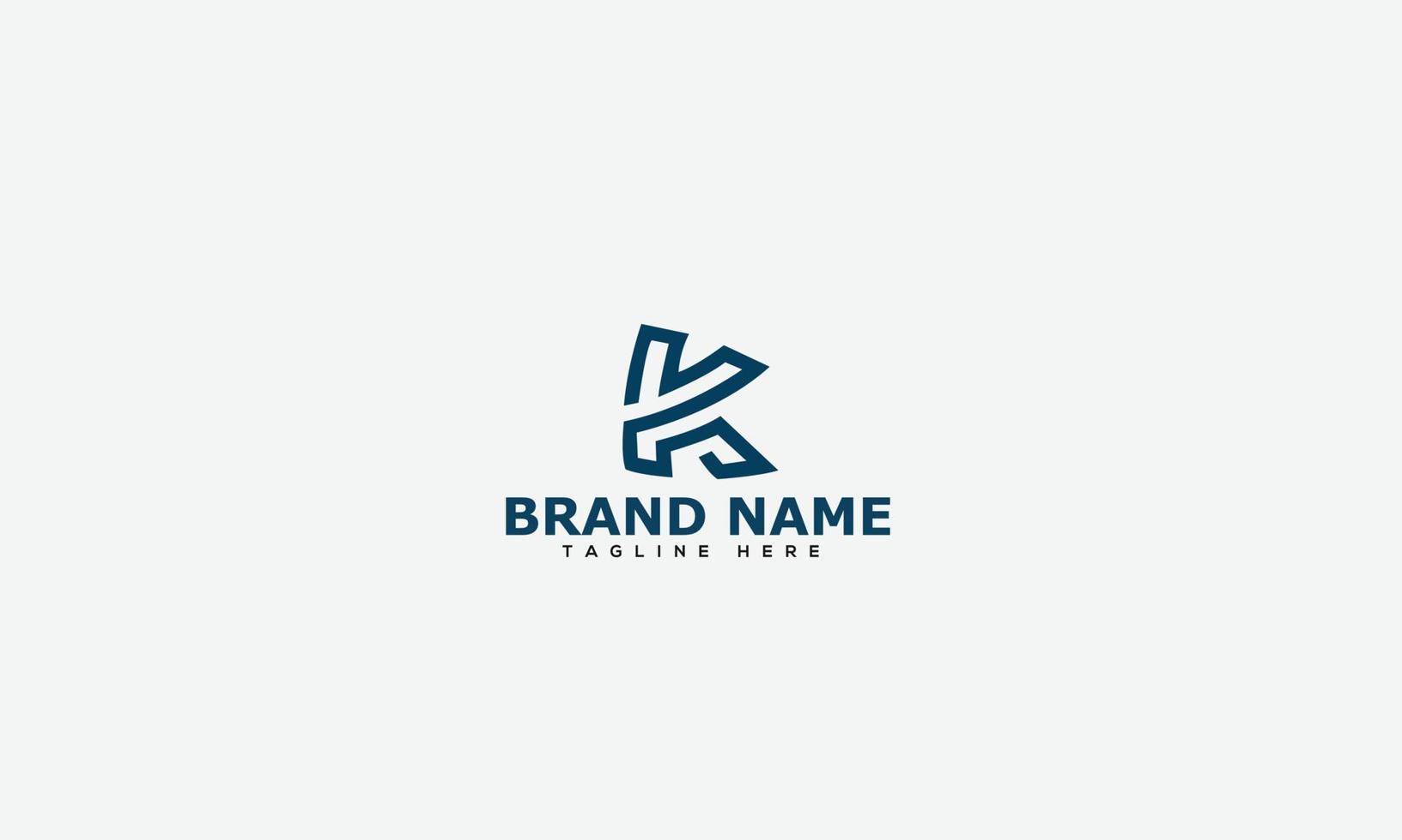 K Logo Design Template Vector Graphic Branding Element.