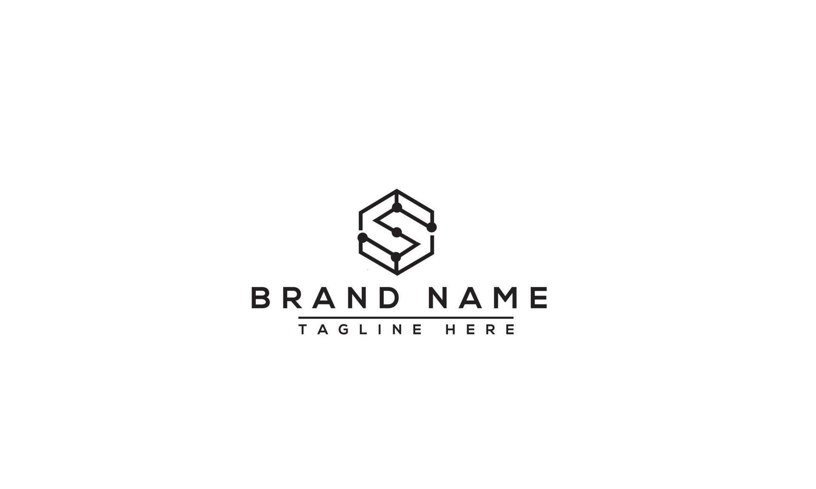 S Logo Design Template Vector Graphic Branding Element.