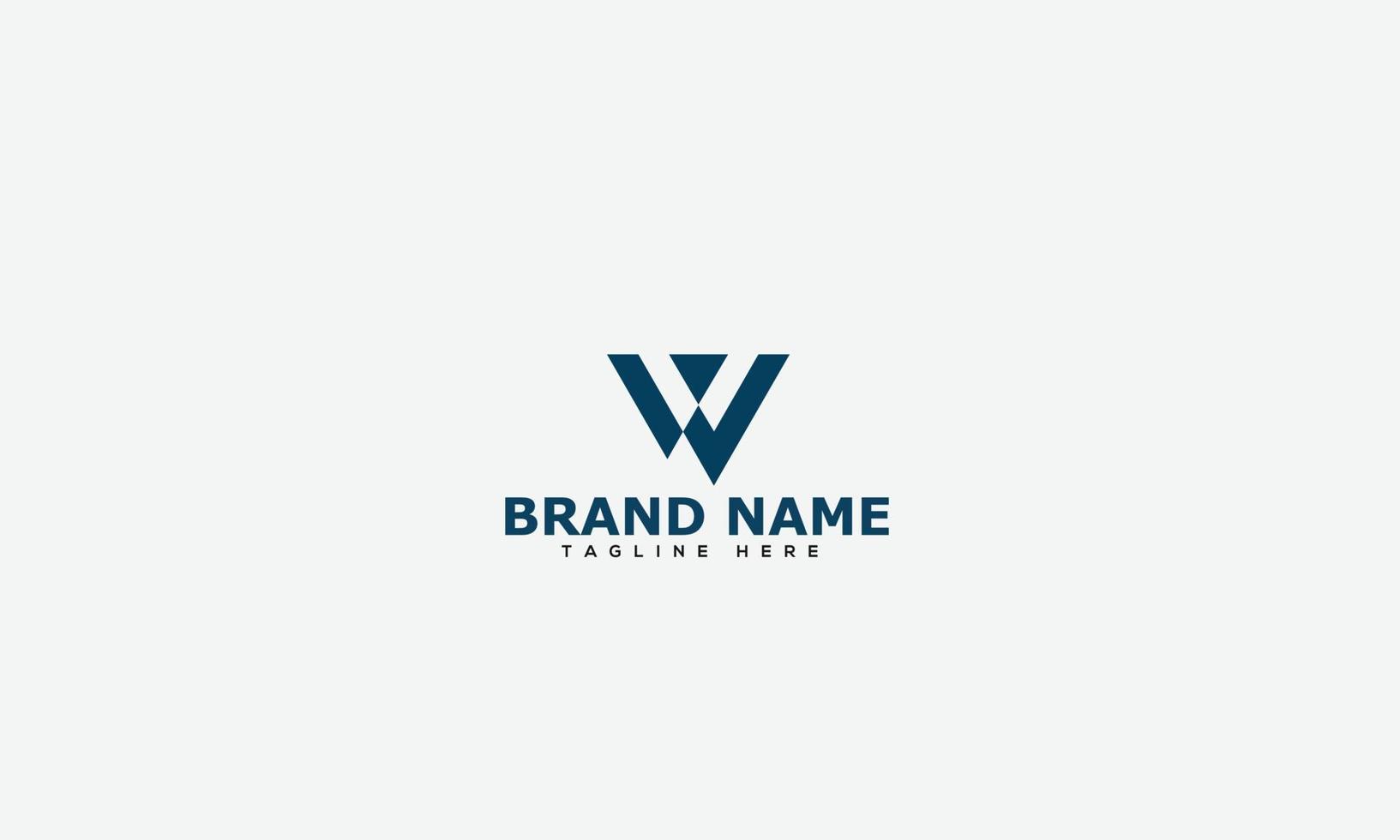 W Logo Design Template Vector Graphic Branding Element.
