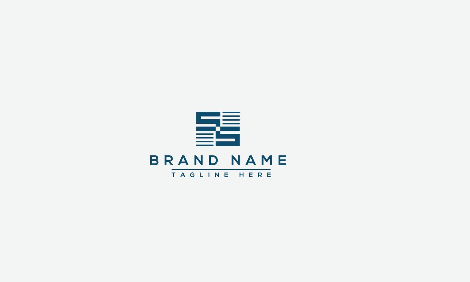 SS Logo Design Template Vector Graphic Branding Element.