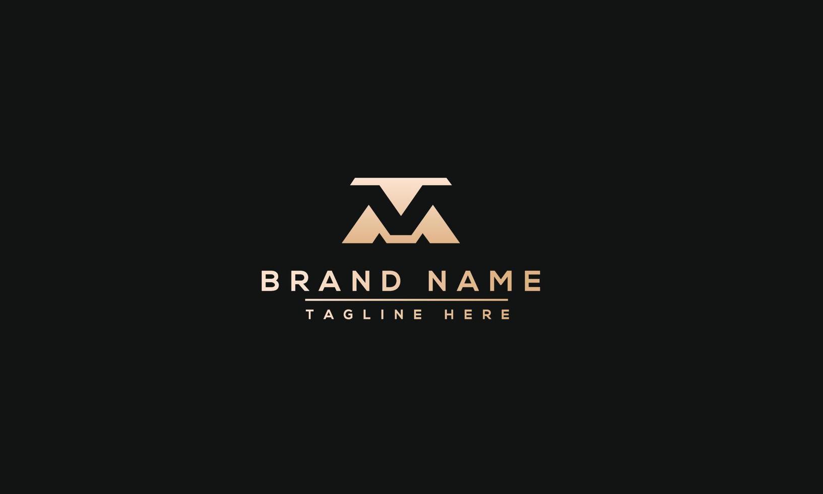 MV Logo Design Template Vector Graphic Branding Element