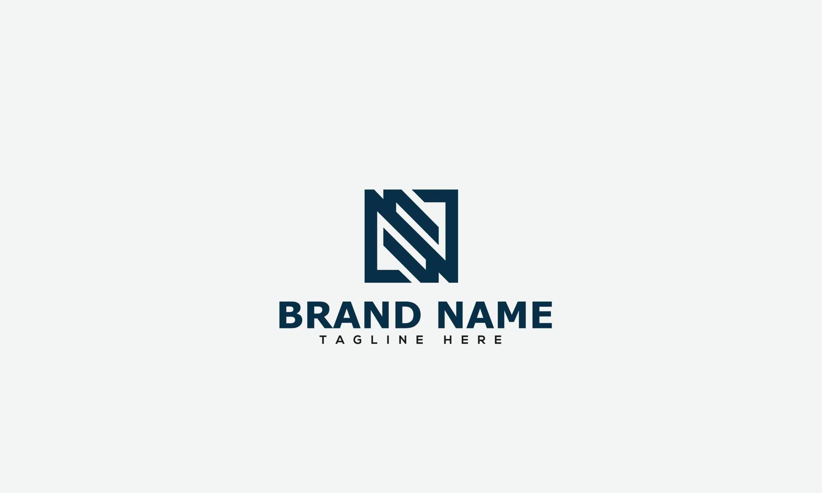 NS Logo Design Template Vector Graphic Branding Element.