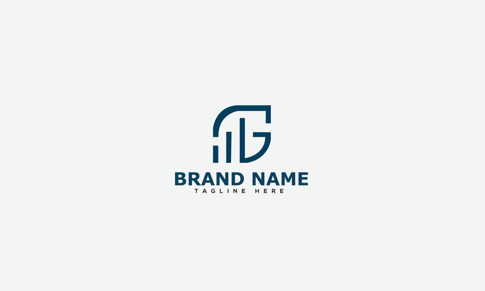 GM Logo Design Template Vector Graphic Branding Element.