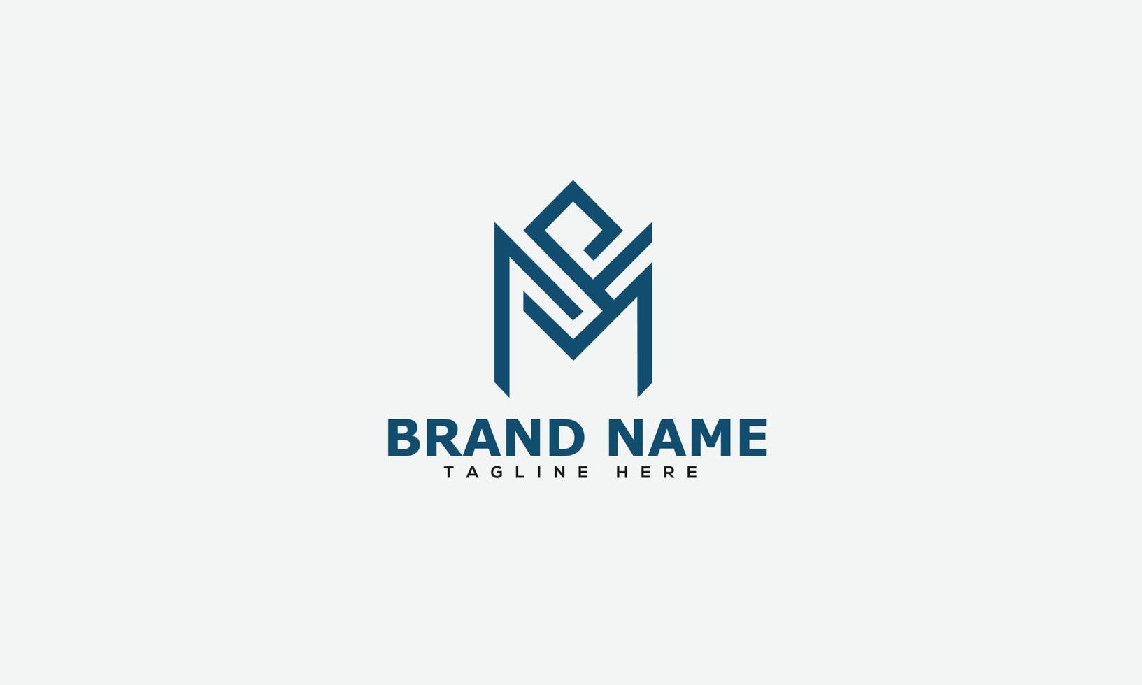 MS Logo Design Template Vector Graphic Branding Element