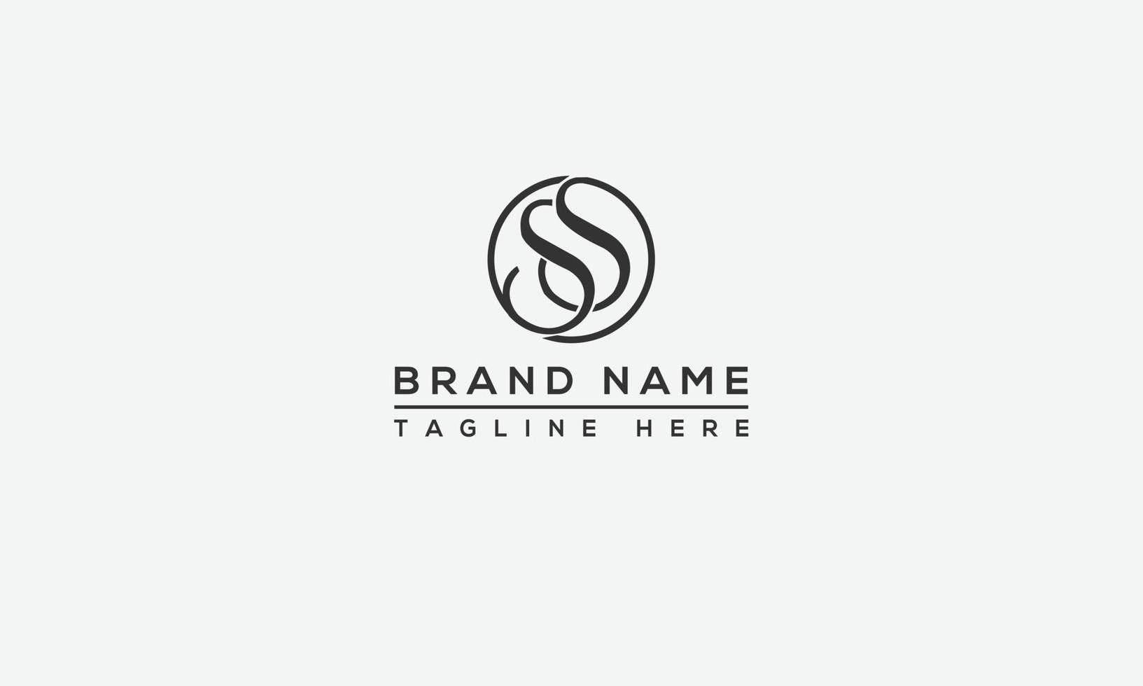 SS Logo Design Template Vector Graphic Branding Element