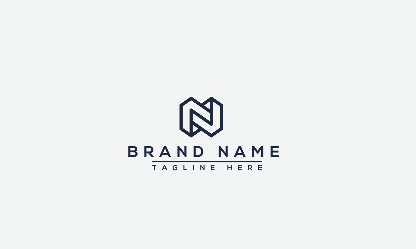 elemento de marca gráfico vectorial de plantilla de diseño de logotipo n vector