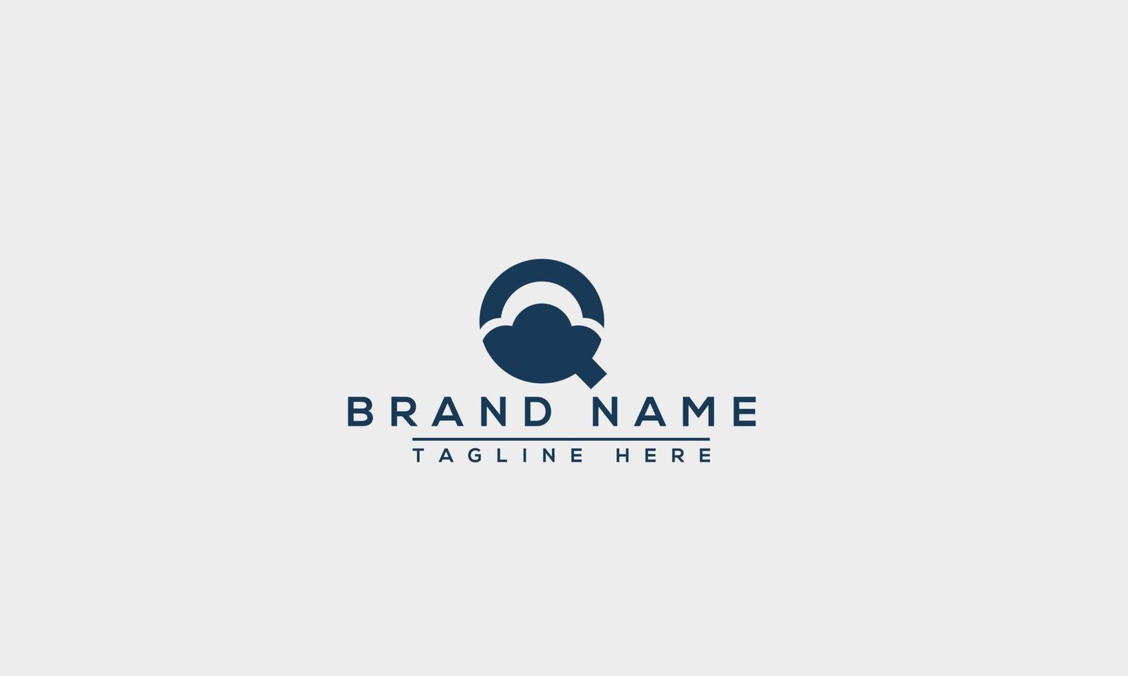 Q Logo Design Template Vector Graphic Branding Element.