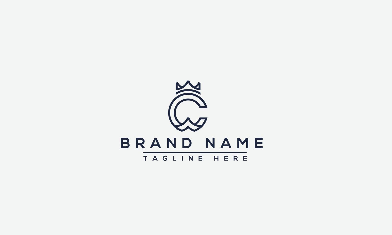 WC Logo Design Template Vector Graphic Branding Element