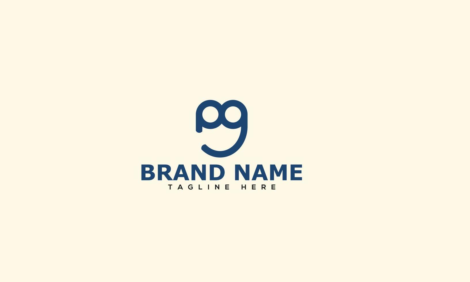 PG Logo Design Template Vector Graphic Branding Element
