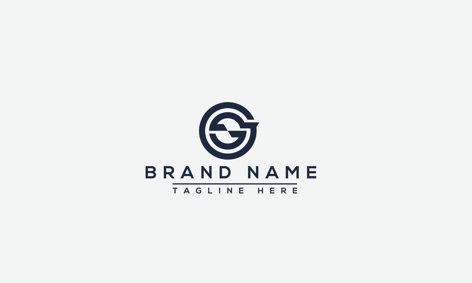GS Logo Design Template Vector Graphic Branding Element.