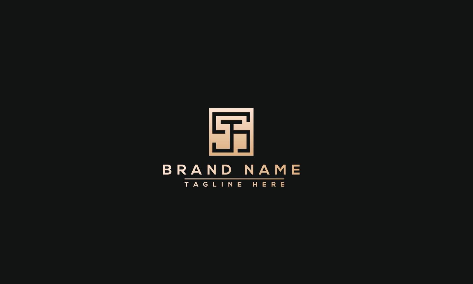 ST Logo Design Template Vector Graphic Branding Element.