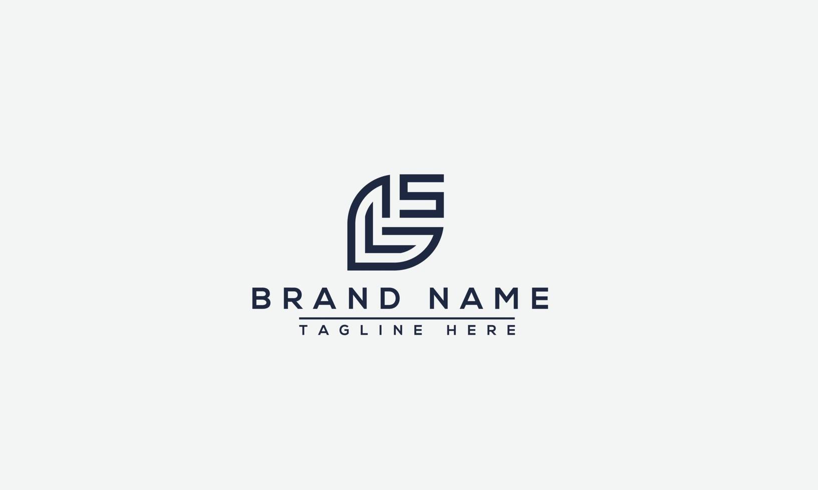 GS Logo Design Template Vector Graphic Branding Element.