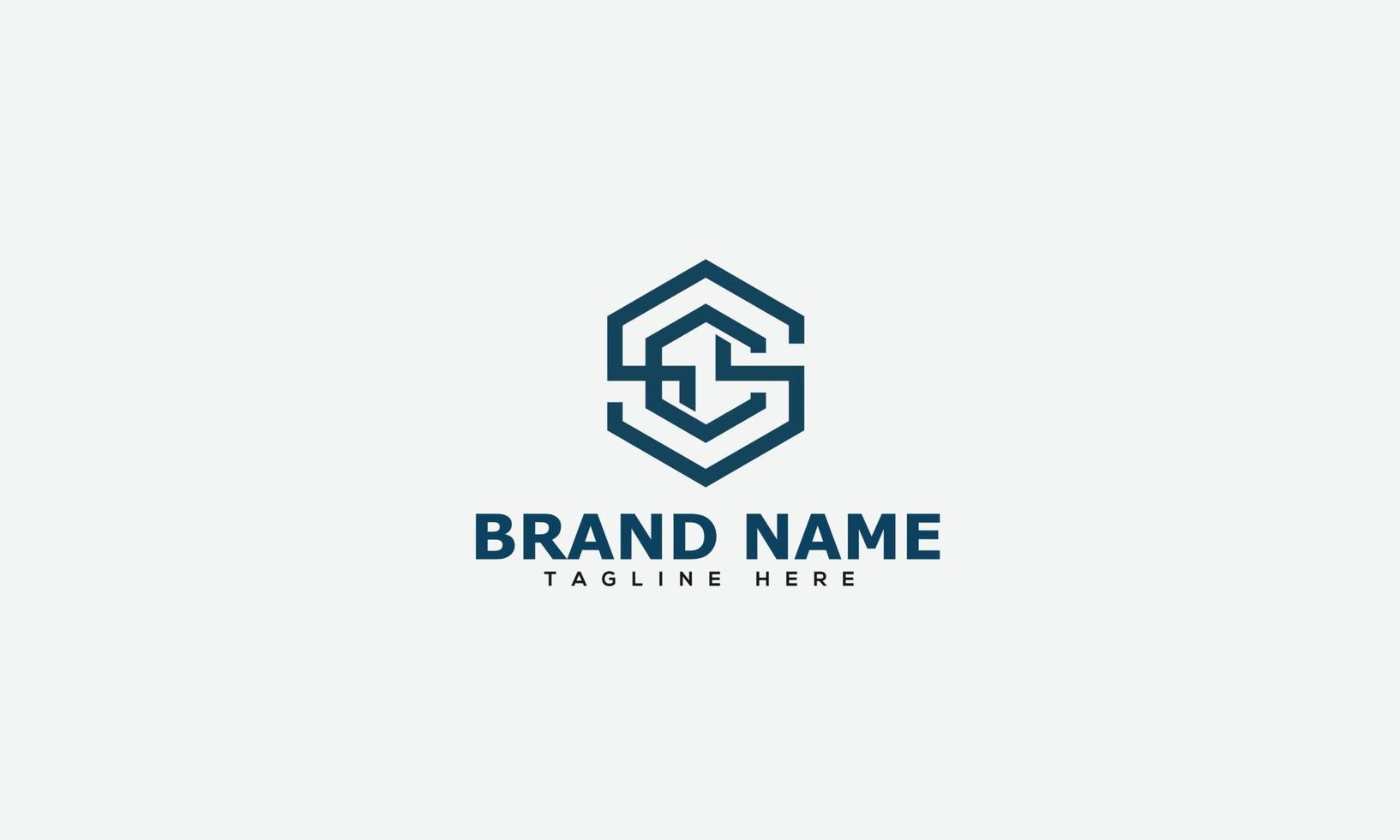 SC Logo Design Template Vector Graphic Branding Element.