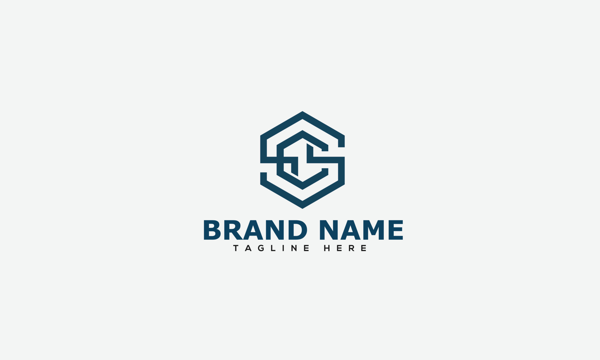 SC Logo Design Template Vector Graphic Branding Element. 10814571
