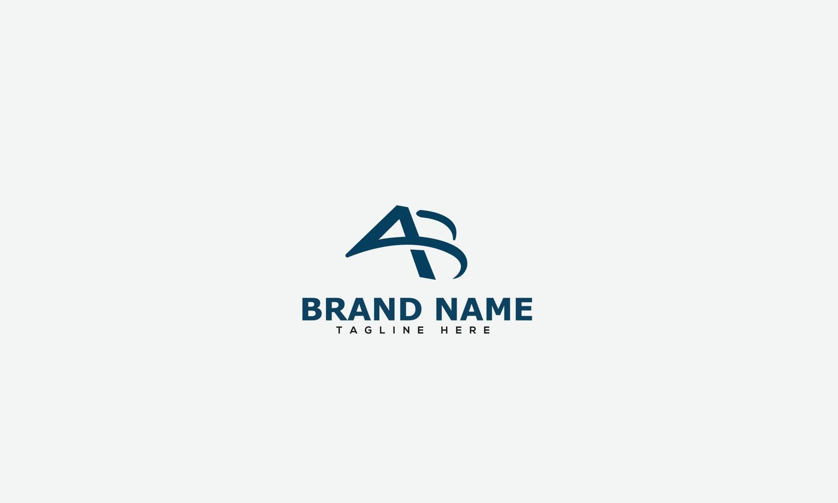 AB Logo Design Template Vector Graphic Branding Element.