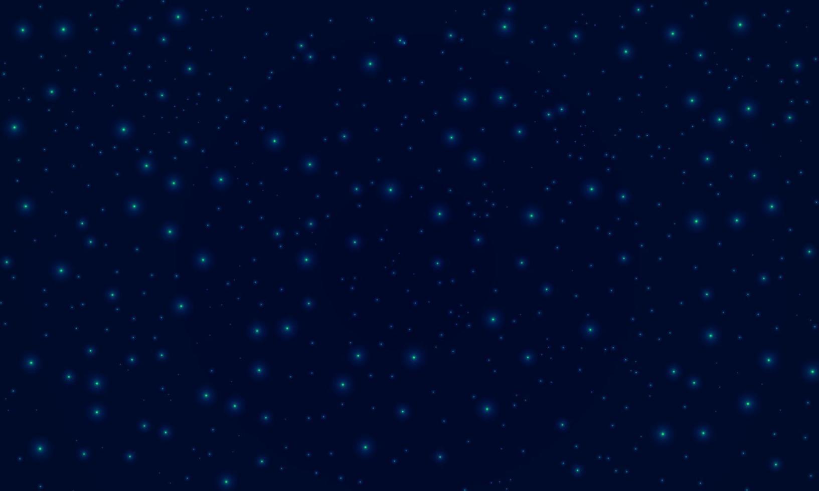 fondo cielo nocturno oscuro con estrellas, espacio exterior.diseño para publicidad, banner. ilustración vectorial de acciones. vector