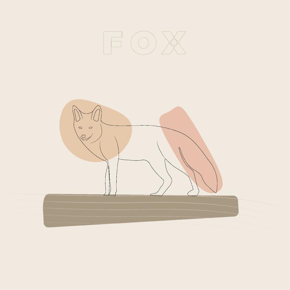 Line art vector element