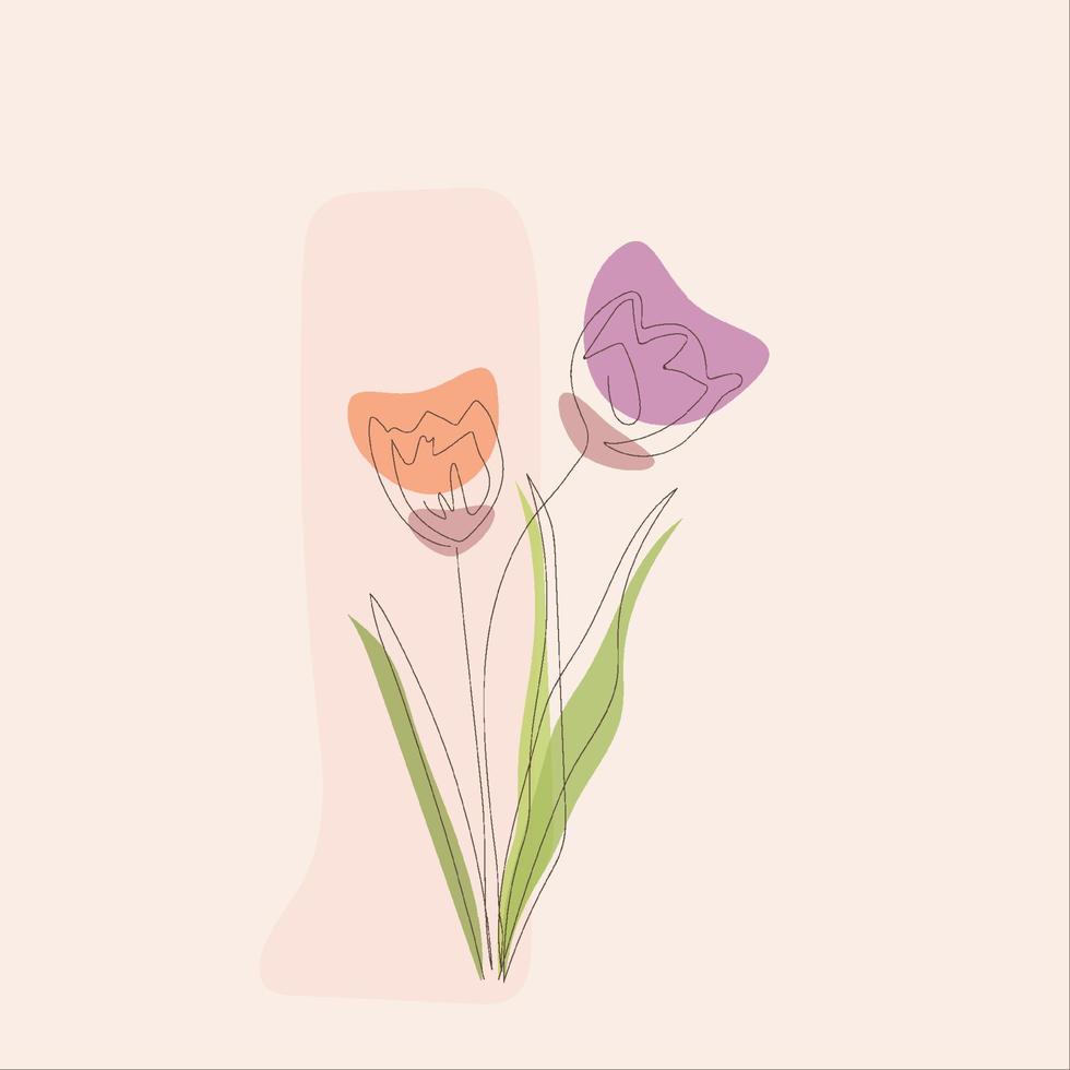 Line art vector element