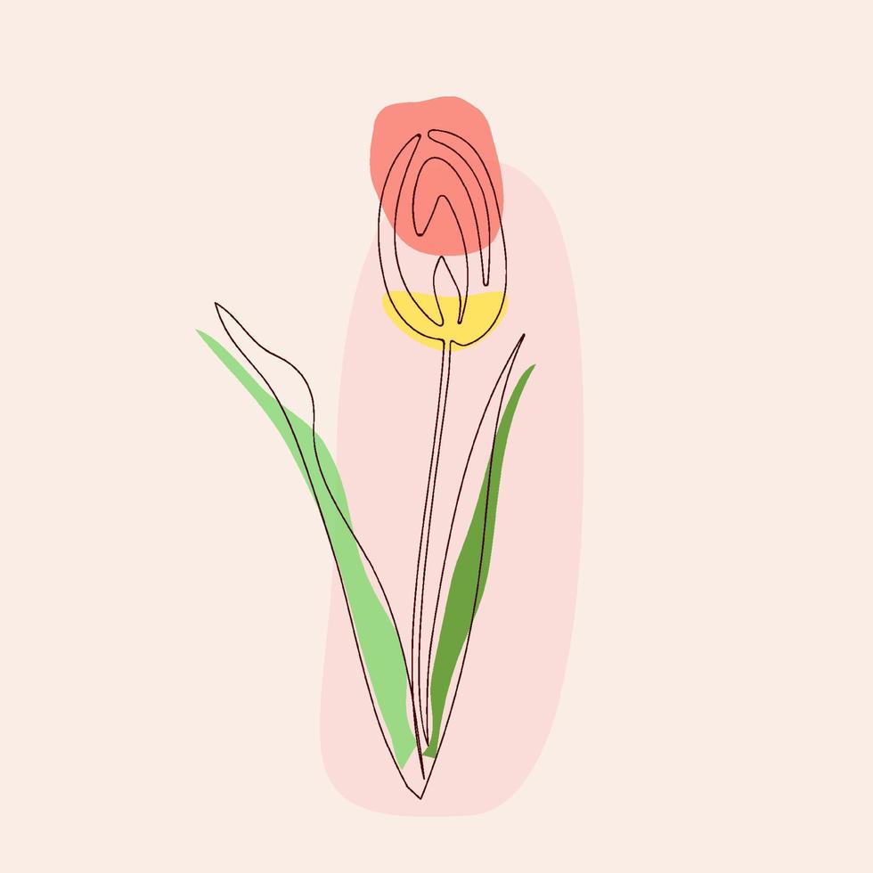 Line art vector element