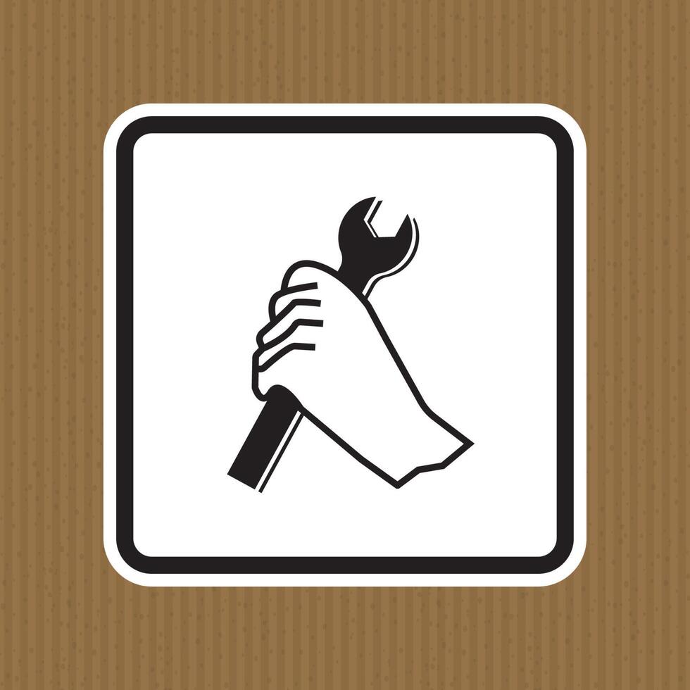 Do Not Carry Out Maintenance Work On Running Machinery vector