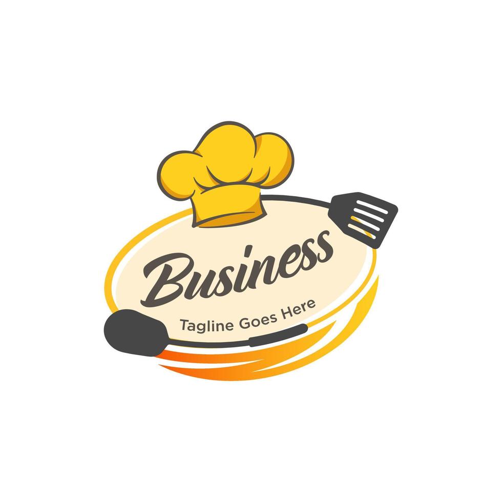 Food, restaurant logo design template vector