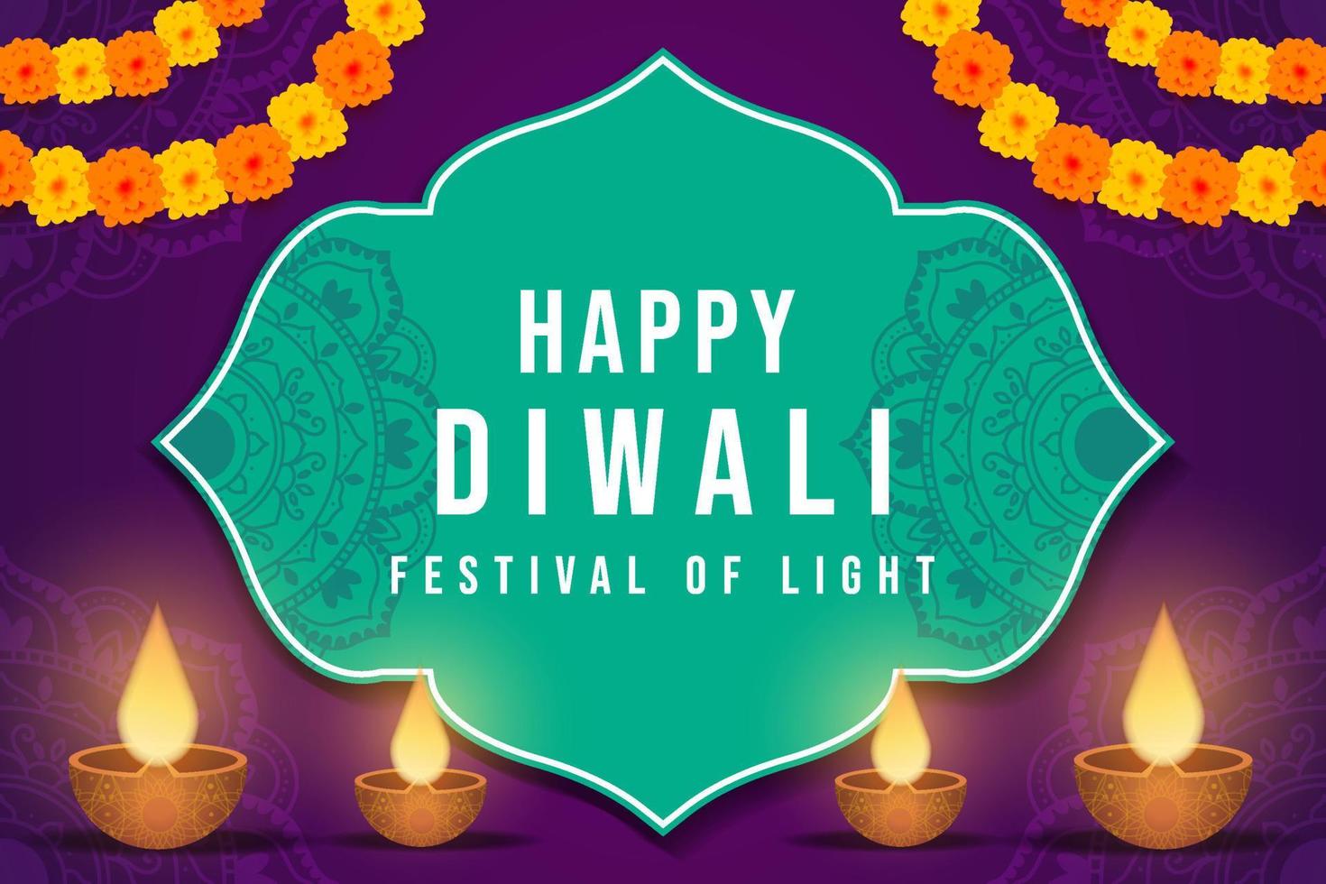 happy diwali creative background illustration 10816137 Vector Art ...