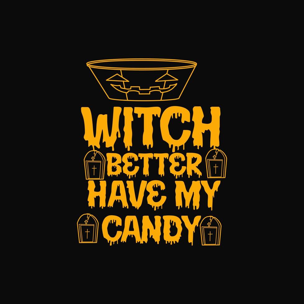 Happy Halloween lettering typography. Halloween typography t shirt design. vector