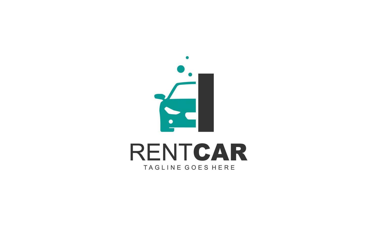 I logo rental for branding company. transportation template vector illustration for your brand.